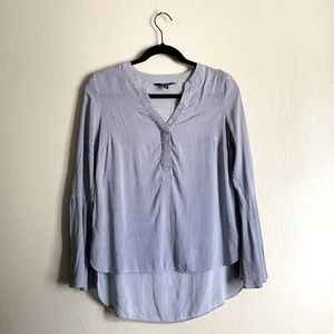 Blue & White Pinstripe Long Sleeve Shirt!!